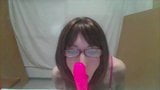 Tara McLovin Sissy Dildo Gagging snapshot 5