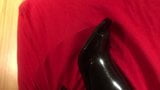 Cum on my wife's Heels, Leggings, Latex and Nylons snapshot 13