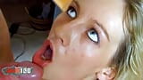 Sexo anal en la oficina con la espectacular rubia flaca Lady Margaux snapshot 20