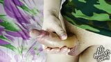 Coconut Oil Massage Big Fat Cock Masturbation Close-Up Jerk Off, Orgasm Without Hands, Cum No Hands snapshot 6