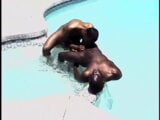 Hot gay studs get horny by the pool and fuck hard snapshot 13