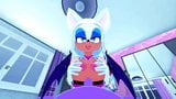 Horny Rouge the Bat fucks a random guy, she loves hard dick! snapshot 4