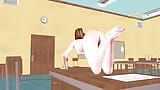 An animated cartoon sex video of a cute girl masturbating inside the class room snapshot 2