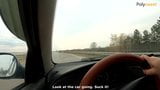 Everyone saw what she was doing. Blowjob while driving! snapshot 11