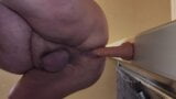 Curious Jay tries out new big dildo snapshot 8