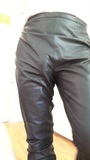 Leather spanking and strip snapshot 11