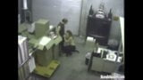 Couple having Blowjob at warehouse snapshot 5