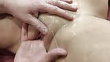 Een perfect stiefmoederpoesje neuken met mijn vingers in sperma. Close-up. Homevideo. snapshot 13