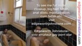Edgeworth Johnstone - kąpiel w czarnych stringach - gorący gej kąpiel w wannie - śliczny szczupły seksowny drażnić snapshot 8