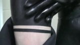 Rubber Stockings, Rubber Waders and LARGE Rubber Dildo snapshot 7