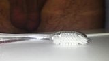 Cumshot on Stepsister's Toothbrush snapshot 2