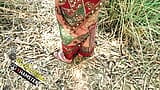 Indisch dorp buitenshuis Desi seks in de jungle neukpartij Hindi-audio snapshot 19
