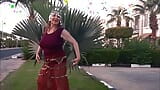 MariaOld milf with huge tits dance in oriental style snapshot 6