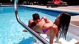 holiday fuck with hot babe in stepmothers pool snapshot 7