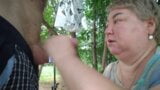 jerking off my cock under the trees after work snapshot 11