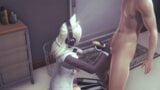 変態無修正-セクシーな猫の女の子の手コキ巨根 snapshot 4