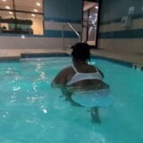 Wife in motel pool 2021 snapshot 1