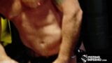 Submissive Bear's Scruffy Hole Raw Dogged By Dom snapshot 18