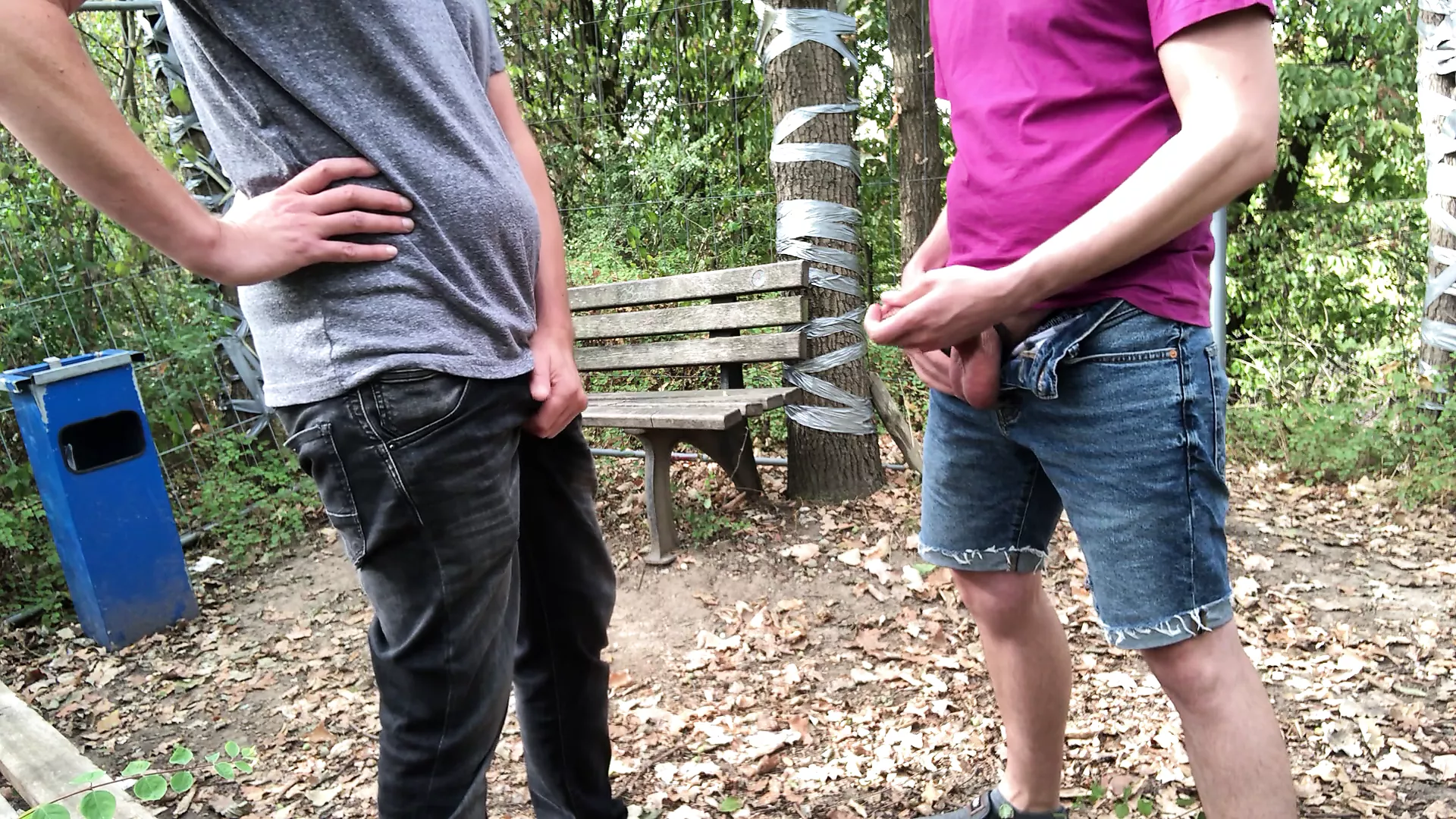 Outdoor Cumshot Helping Hand: Gay Porn | xHamster