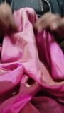 Dickhead rub with pink shaded satin silky salwar of neighbour bhabhi (39) snapshot 15