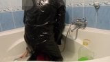 pantyhose bath fun snapshot 2