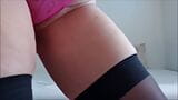 Ass worship in hot pink thongs snapshot 14