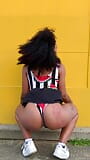 slut latina twerking outside  nude leaked snapshot 3