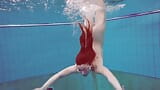 Pretty Polish teen Alice swimming without clothes on snapshot 16