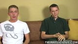 Double jerking off session with twinks who love it together snapshot 3