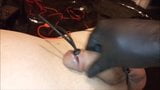 Tied and maske slave in electrostimulation session snapshot 12