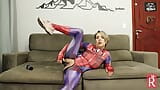 ДЕВУШКА-ПАУК GWEN STACY - ХОТЕЛА ПРОКАТИТЬСЯ И СТОЛКНУЛАСЬ С ДИЛДО ЗЕЛЕНОГО ЭЛЬФА И МНОГОЕ ДРУГОЕ snapshot 18