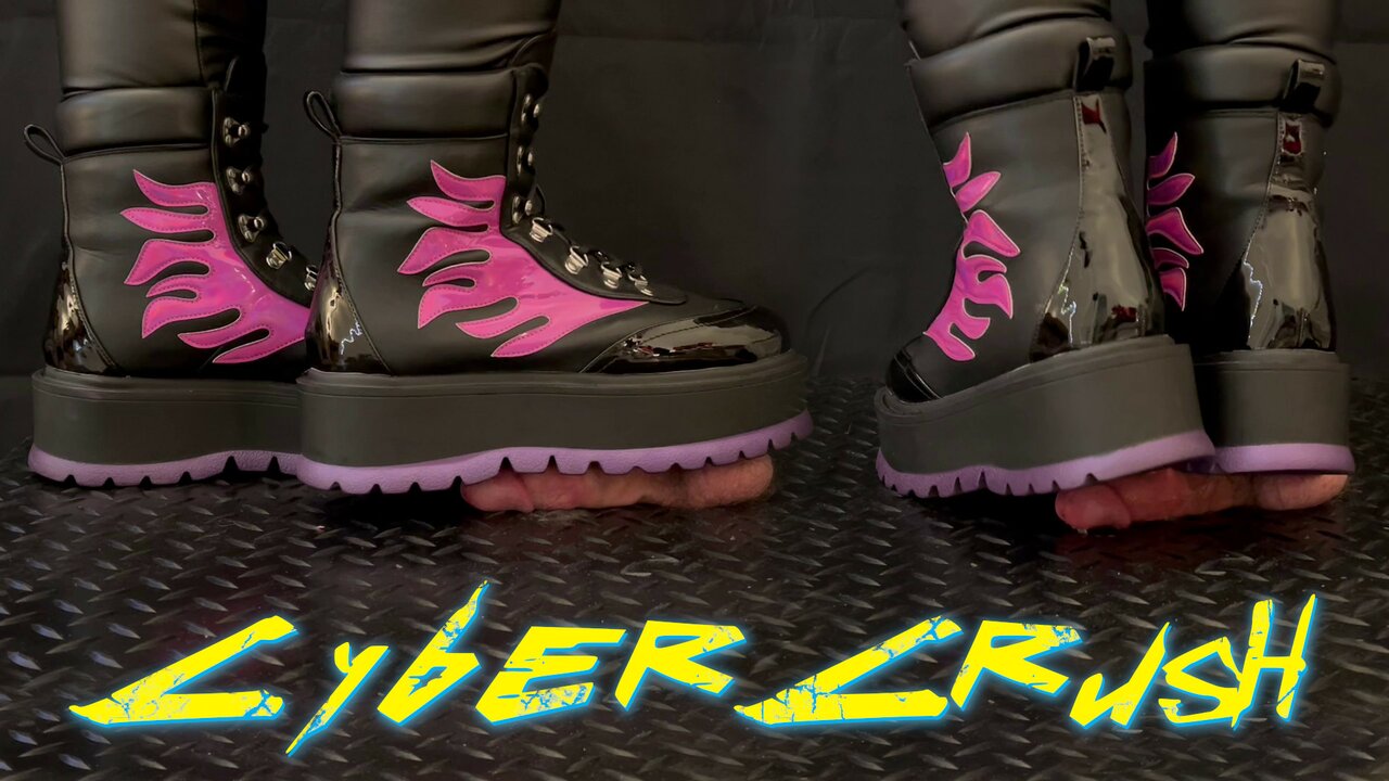 Cbt cybercrush у футуристичних туфлях з tamystarly - shoejob, bootjob, footjob, trampling, crushing