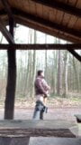 Alone and Horny Gay Bear in the Wood snapshot 2