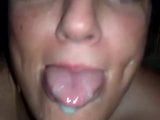 closoeup BJ and cum tongue snapshot 10