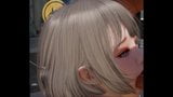 3d hentai: pompino sexy ragazza potente, faccia sesso anale ahegao snapshot 8