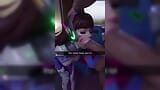 Overwatch Compilation - Best of DVA 2023 Del 1 (Animeringar med ljud) snapshot 7