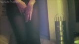 My private whore teasing in black bodystocking and smokes... snapshot 2