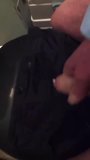 Cumming on black panties snapshot 3