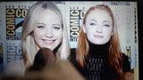 Sophie Turner e Jennifer Lawrence cum tributo snapshot 4