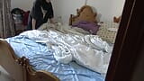 perverted german masturbates on his muslim cleaning maid with hairy pussy snapshot 2