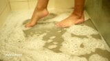 Soapy wet foot fetish snapshot 7