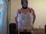 In tight girdle and sexy tunic snapshot 5
