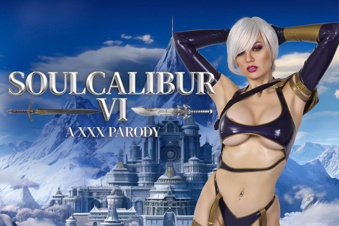 Vrcosplayx Кензі Тейлор, як IVY Valentine soulcalibur викликає твій могутній меч