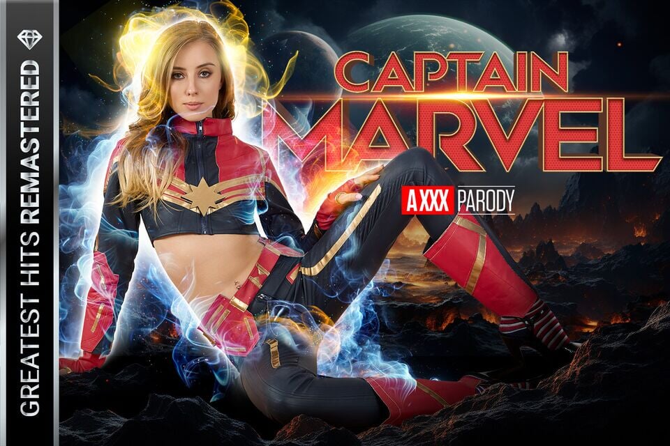 VRCosplayX Haley Reed As The Sexy Powerful CAPTAIN MARVEL Is Craving Some Big Skrull Dick