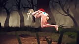 Elf viel in een magische pik-gangbangval in het bos - 3D porno korte clip snapshot 14