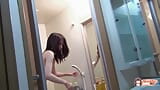 Lusty Japanese wife gets a big cock for dessert after dinner so she sucks it snapshot 20