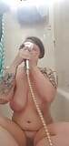 Hot morning shower video Huge natural tits horny girls snapshot 1