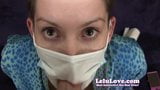 Lelu Love-medizinische Maske Blowjob Handjob snapshot 7