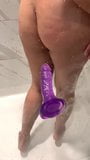 my wife fucks with toy in the bathroom snapshot 5