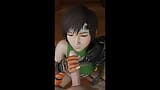 Final Fantasy 7 Yuffie Kisaragi handjob snapshot 7